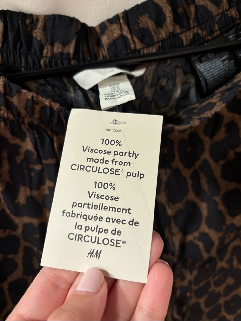 H&M Leopard Print Pull-On Pants - Picture 7 of 7